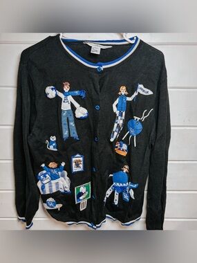 Vintage Belle Pointe UK University of Kentucky Cheerleader Sweater | XL